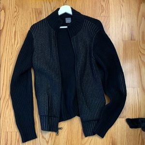 Armani Exchange Wool Zipper Jacket